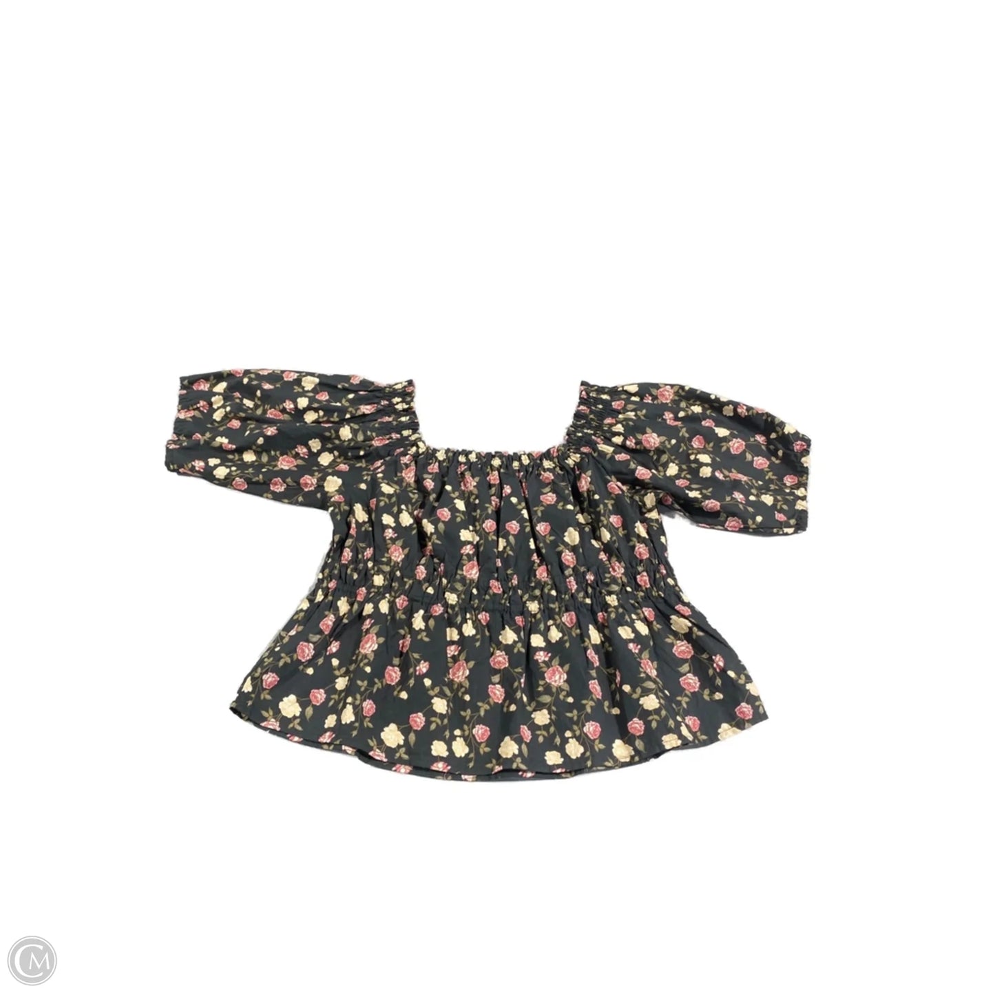 Top 3/4 Sleeve By Celebrity Pink In Floral Print, Size: Xl