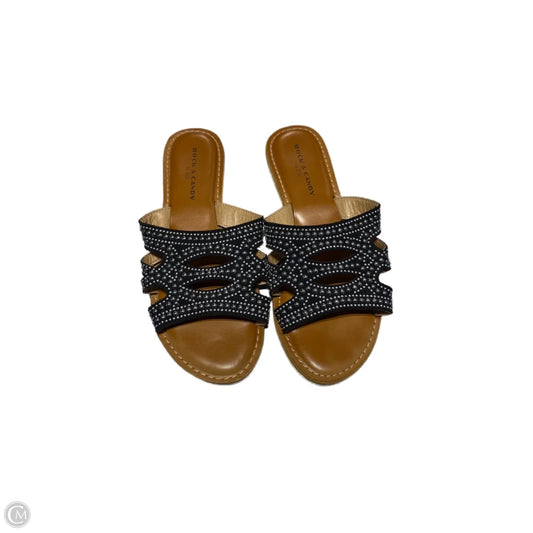 Sandals Flats By Rock And Candy In Black, Size: 8.5