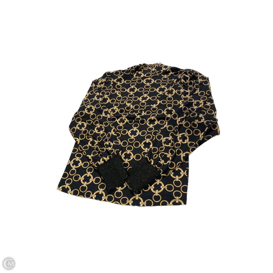 Top Long Sleeve By Cmc In Black, Size: S