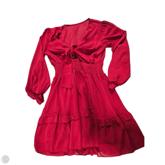 Dress Casual Short By Cmc In Red, Size: L