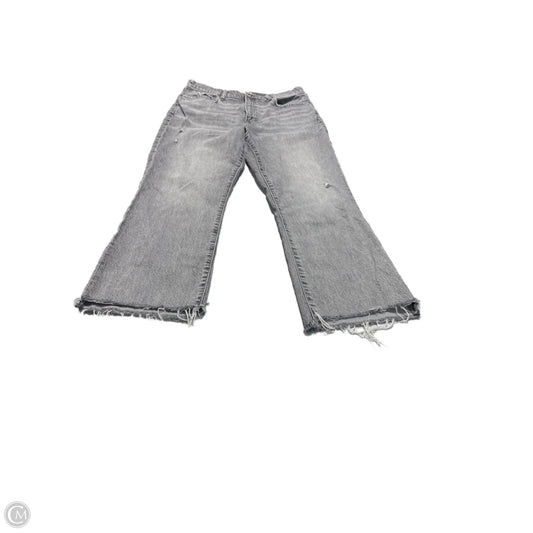 Jeans Cropped By Pistola In Black Denim, Size: 12
