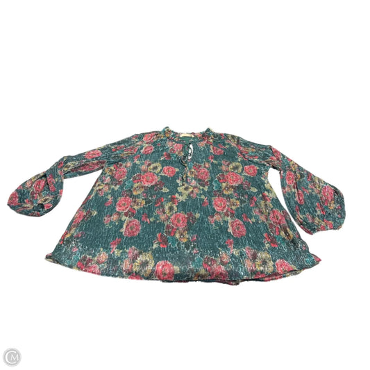 Top Long Sleeve By Soft Surroundings In Multi-colored, Size: 2x