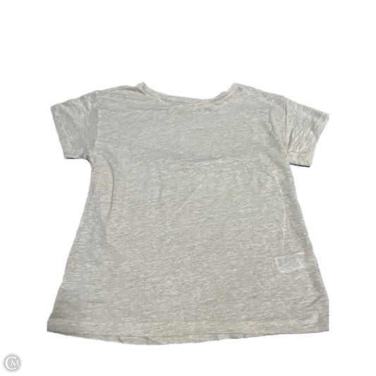 Top Short Sleeve By J. Crew In Cream, Size: S