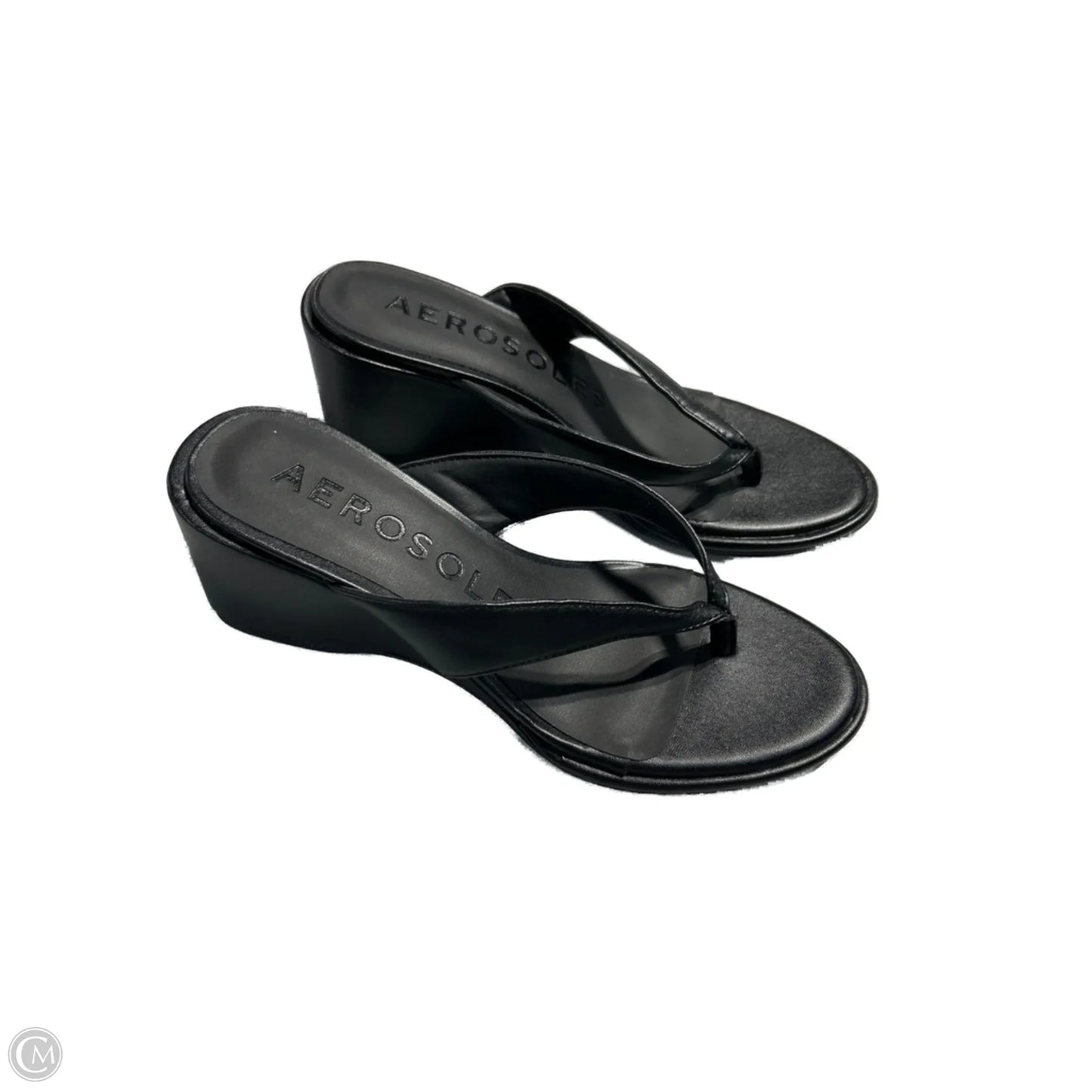 Sandals Heels Platform By Aeropostale In Black, Size: 7