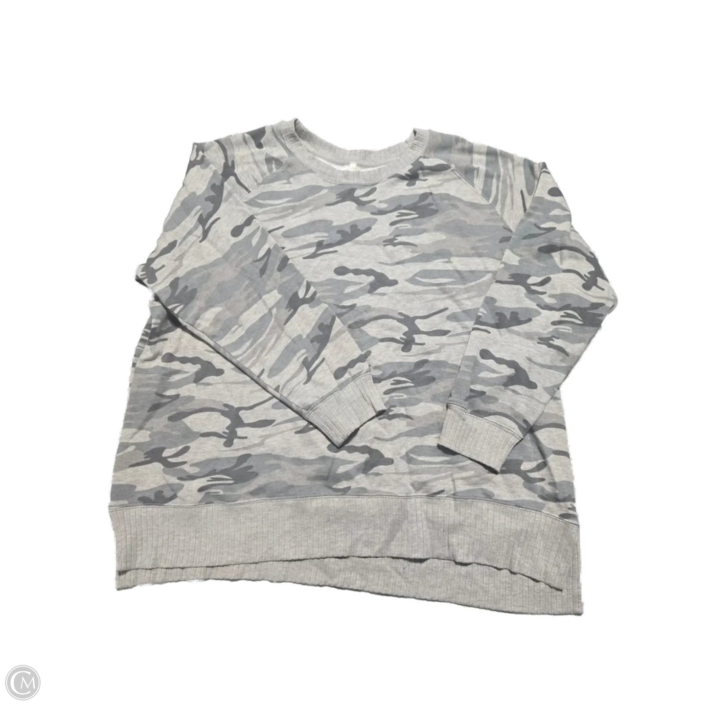 Top Long Sleeve By Maurices In Grey, Size: 1x