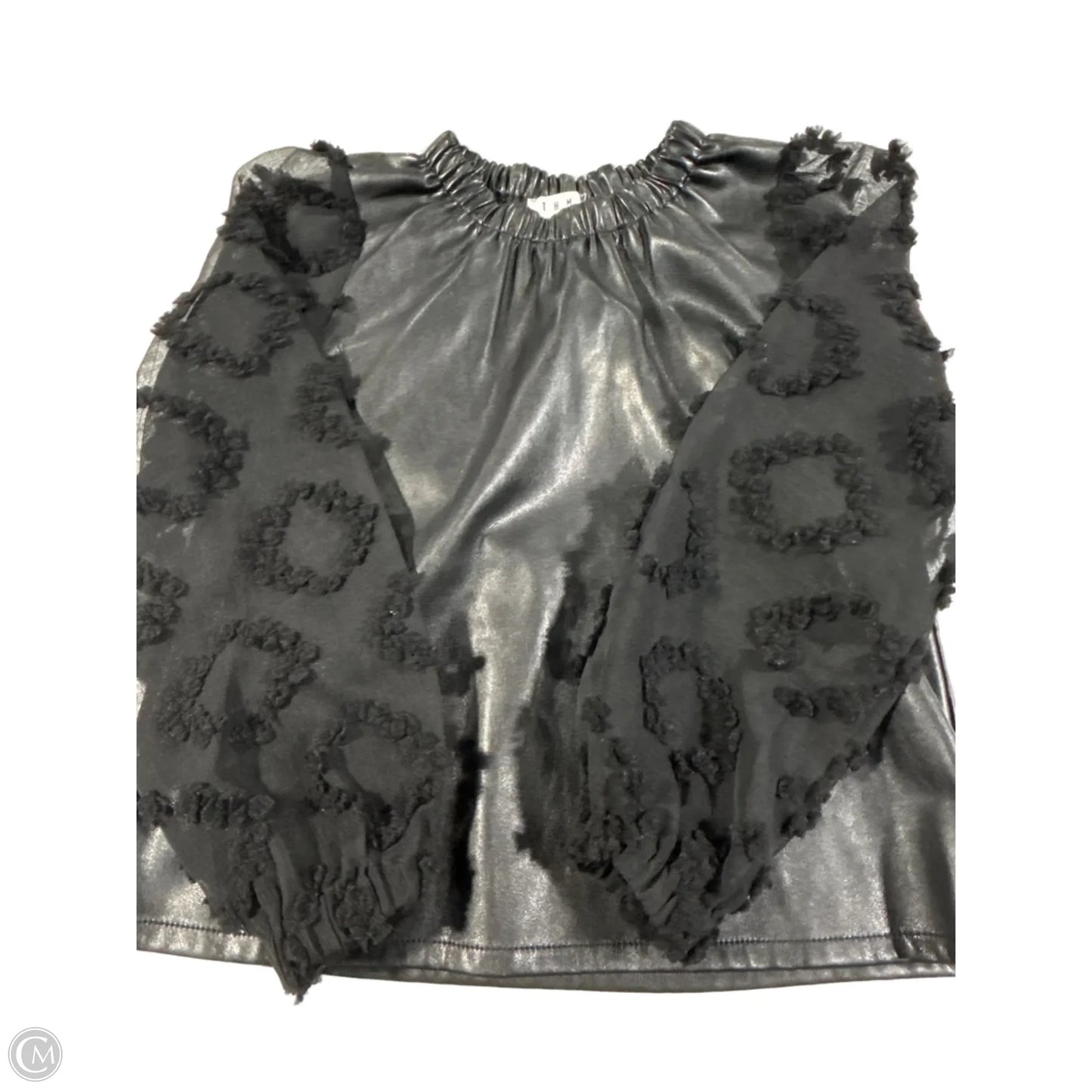 Top Long Sleeve By Thml In Black, Size: Xs