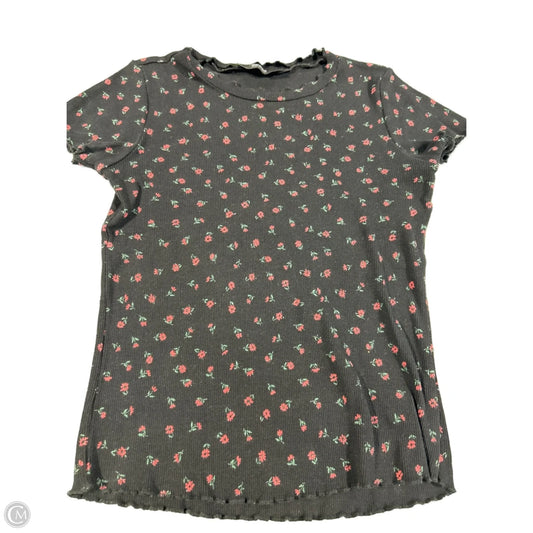 Top Short Sleeve By Bershka In Black, Size: Xs