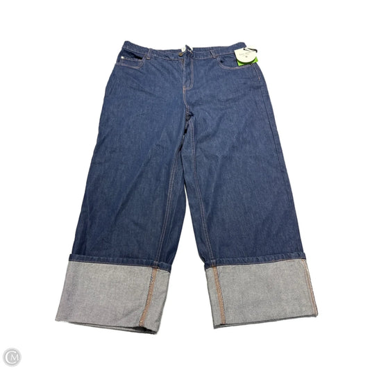 Jeans Straight By Target In Blue Denim, Size: 18