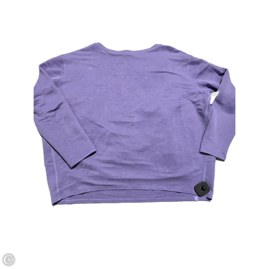 Top Long Sleeve By Lululemon In Purple, Size: S