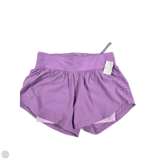 Athletic Shorts By Under Armour In Purple, Size: S