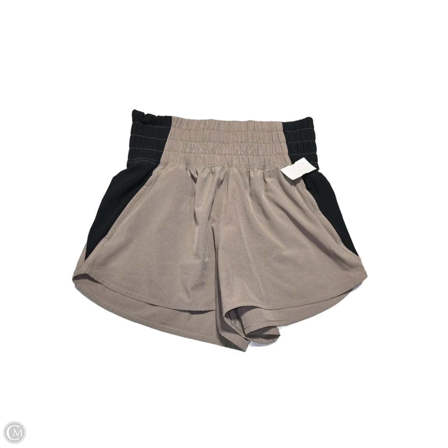 Athletic Shorts By Ypb In Brown, Size: S