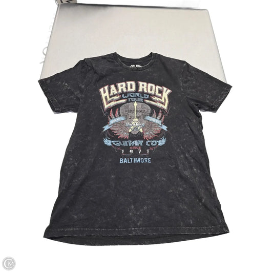 Top Short Sleeve By Cmc In Grey, Size: M
