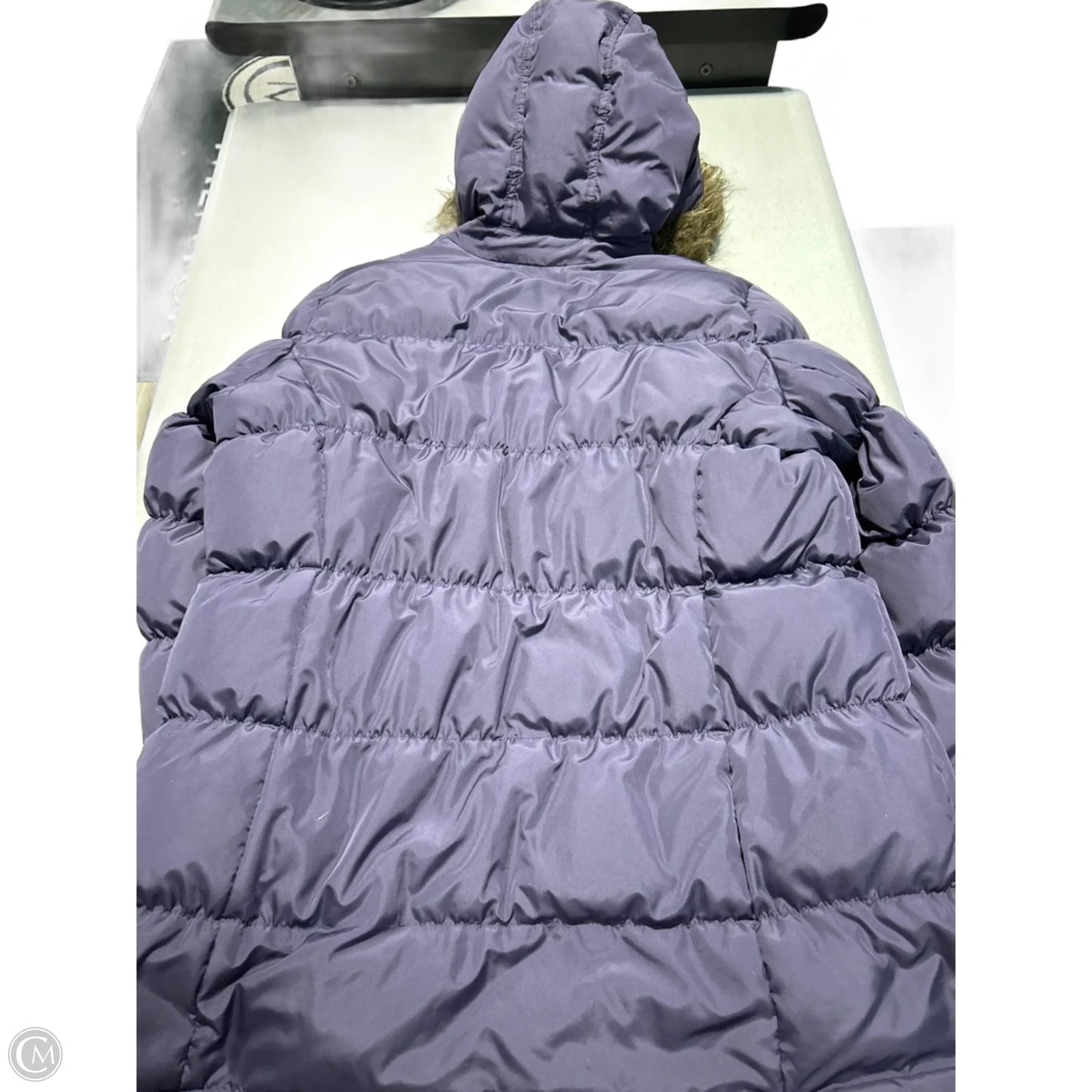 Coat Puffer & Quilted By Ruff Hewn In Purple, Size: 1x