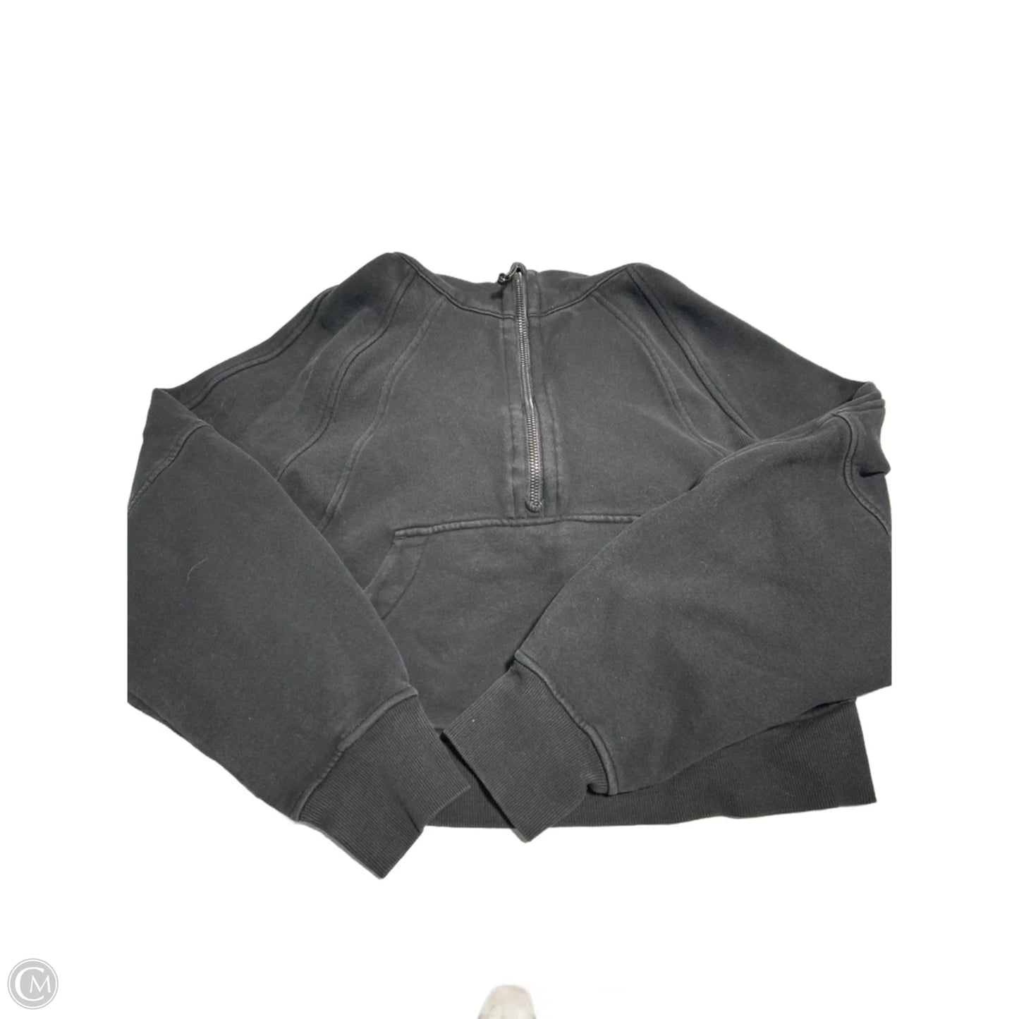 Athletic Jacket By Lululemon In Black, Size: S