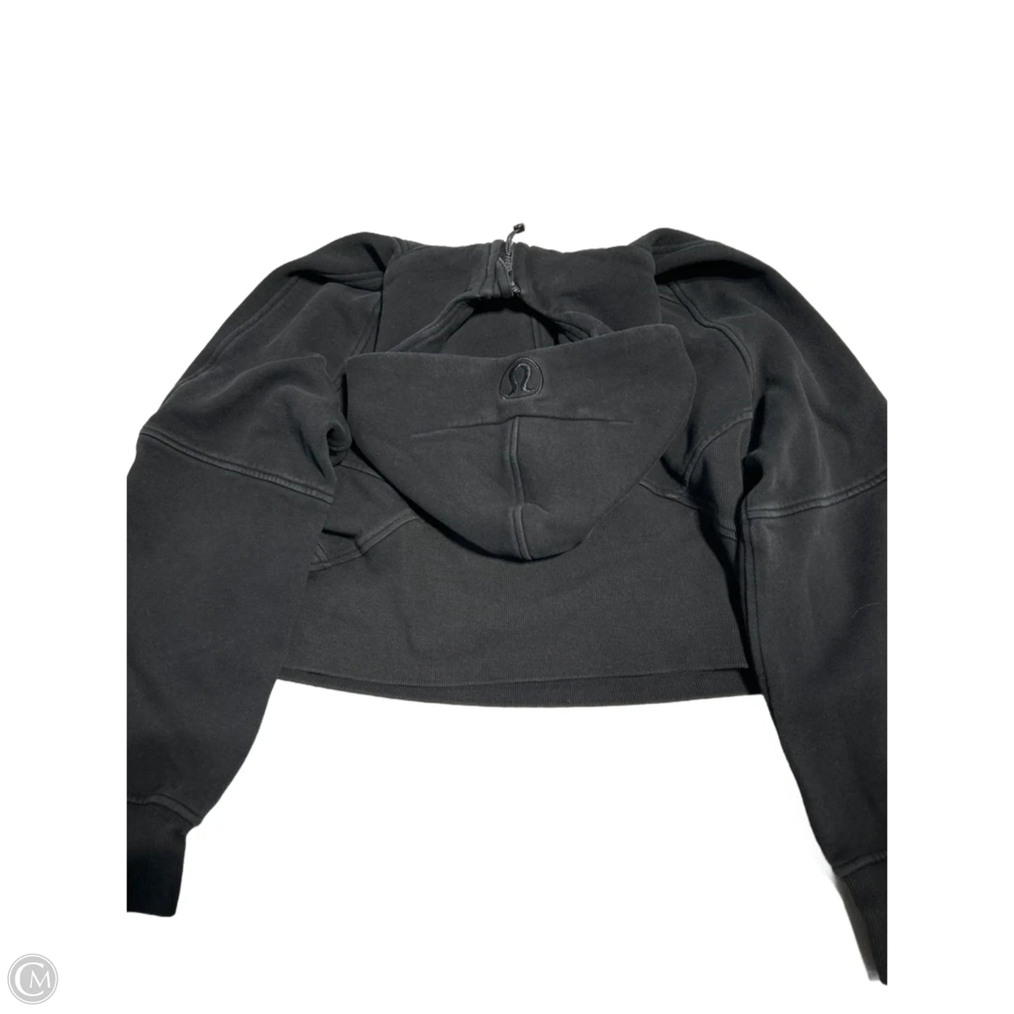 Athletic Jacket By Lululemon In Black, Size: S