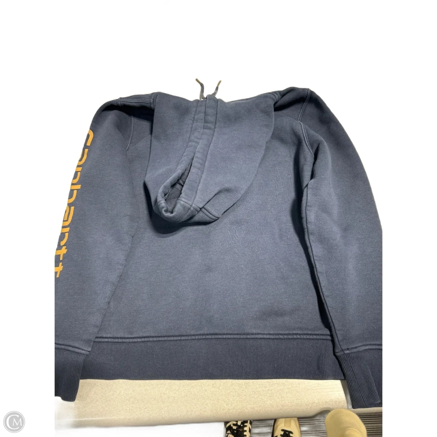 Sweatshirt Hoodie By Carhartt In Blue, Size: M