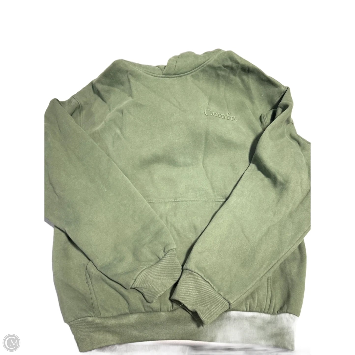 Sweatshirt Hoodie By Cmc In Green, Size: M