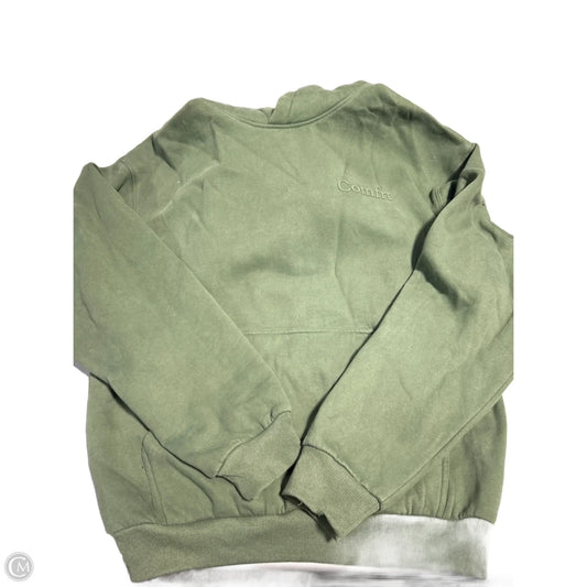 Sweatshirt Hoodie By Cmc In Green, Size: M