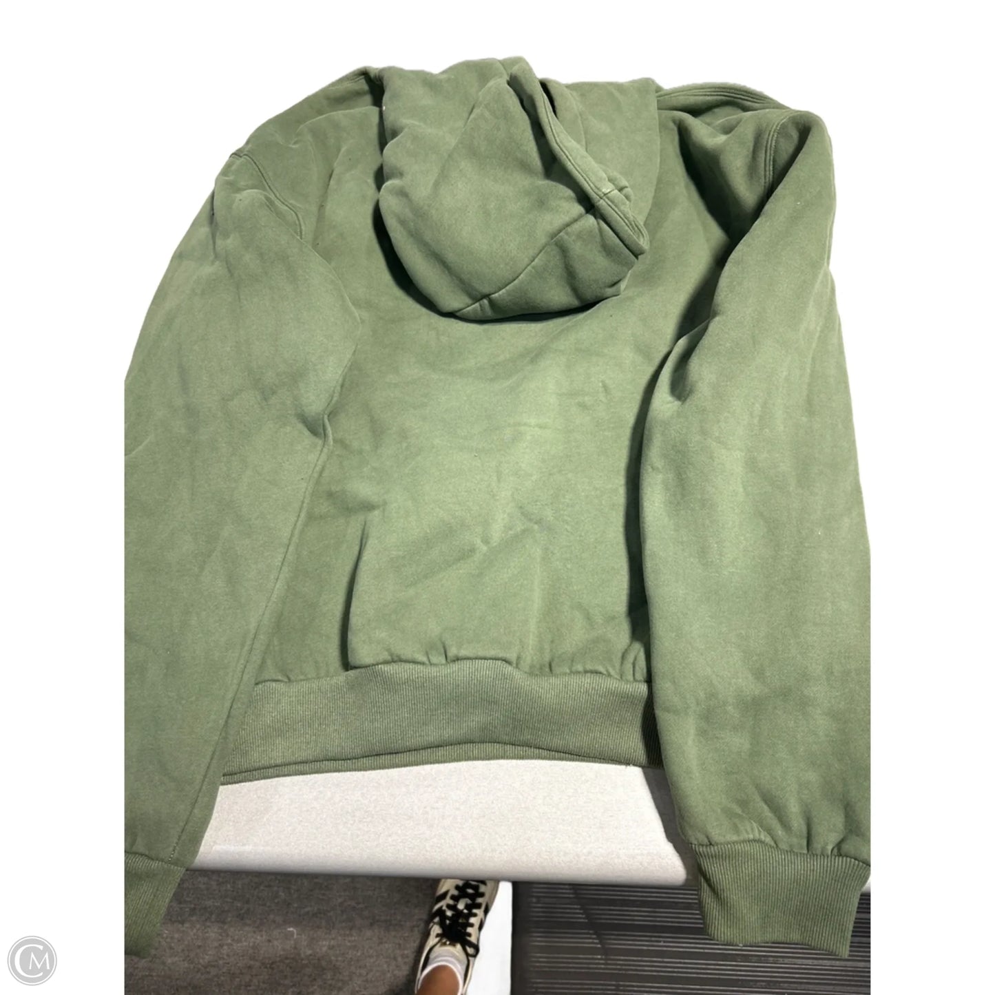 Sweatshirt Hoodie By Cmc In Green, Size: M