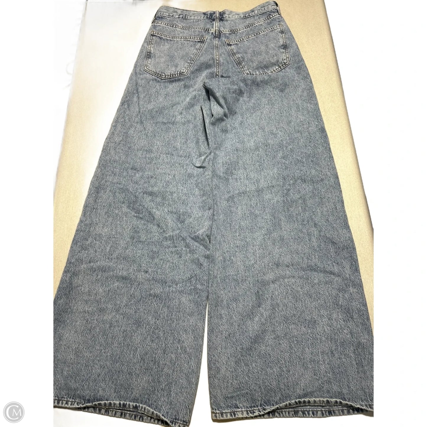 Jeans Wide Leg By Universal Thread In Blue Denim, Size: 4