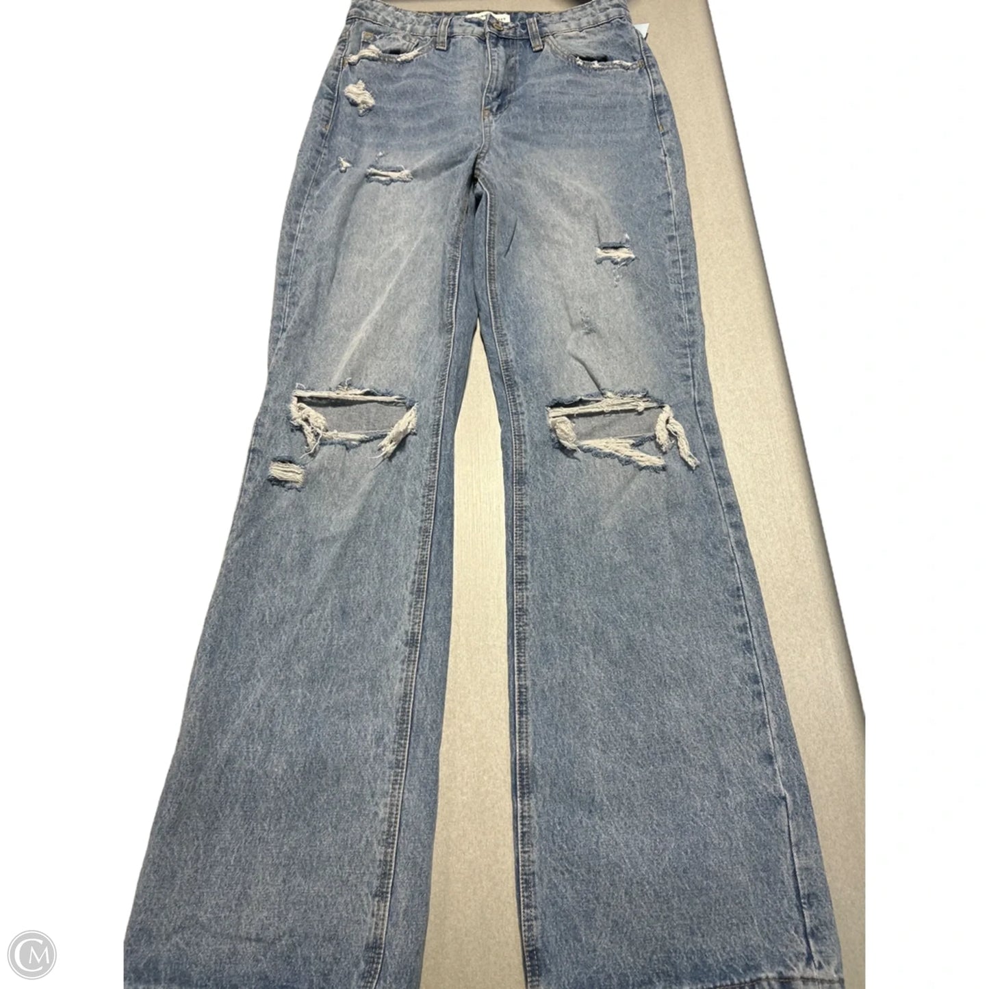 Jeans Straight By Flying Monkey In Blue Denim, Size: 4