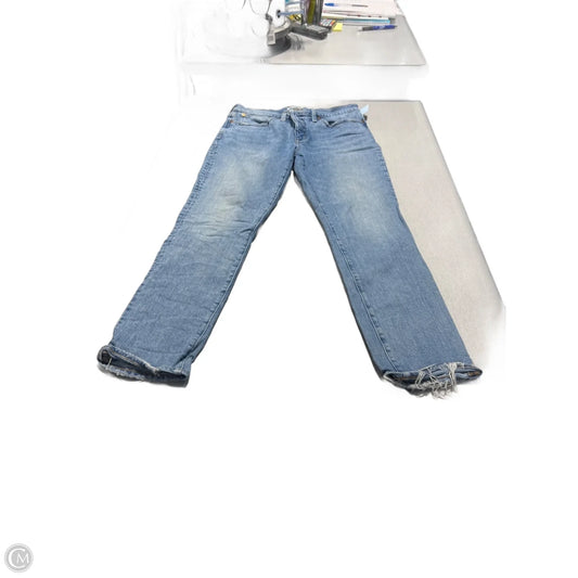 Jeans Straight By Madewell In Blue Denim, Size: 6