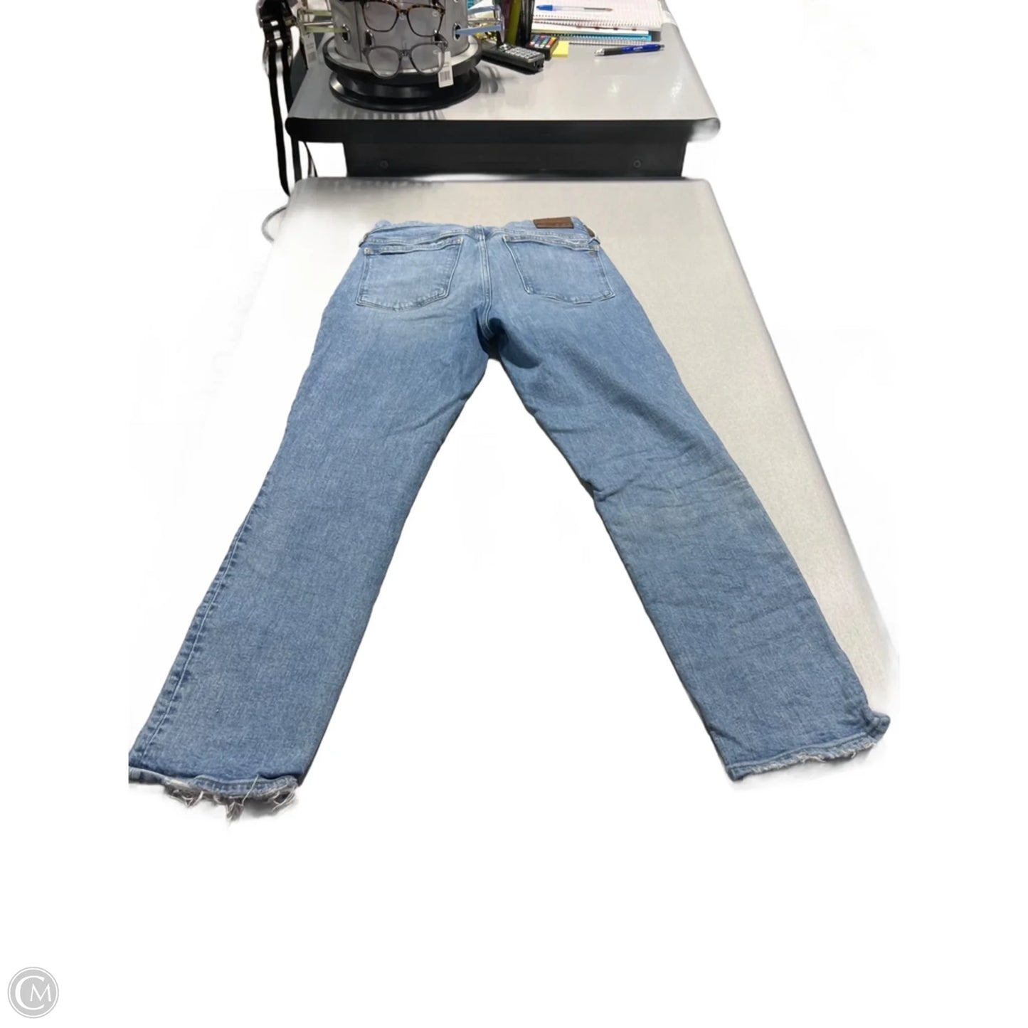 Jeans Straight By Madewell In Blue Denim, Size: 6