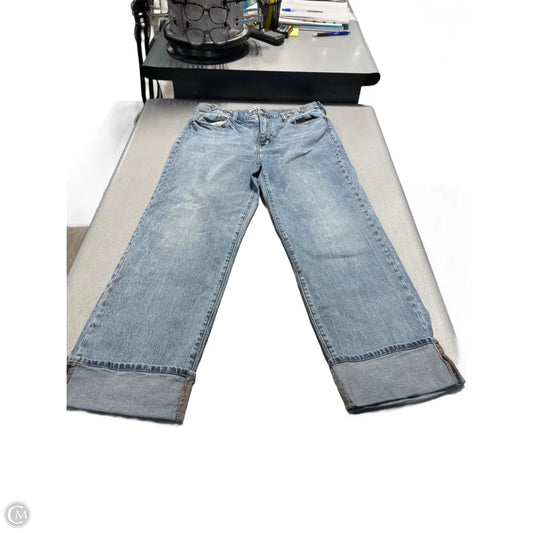Jeans Straight By Daze In Blue Denim, Size: 6
