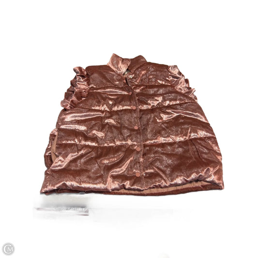 Vest Puffer & Quilted By Cmc In Rose Gold, Size: 2x