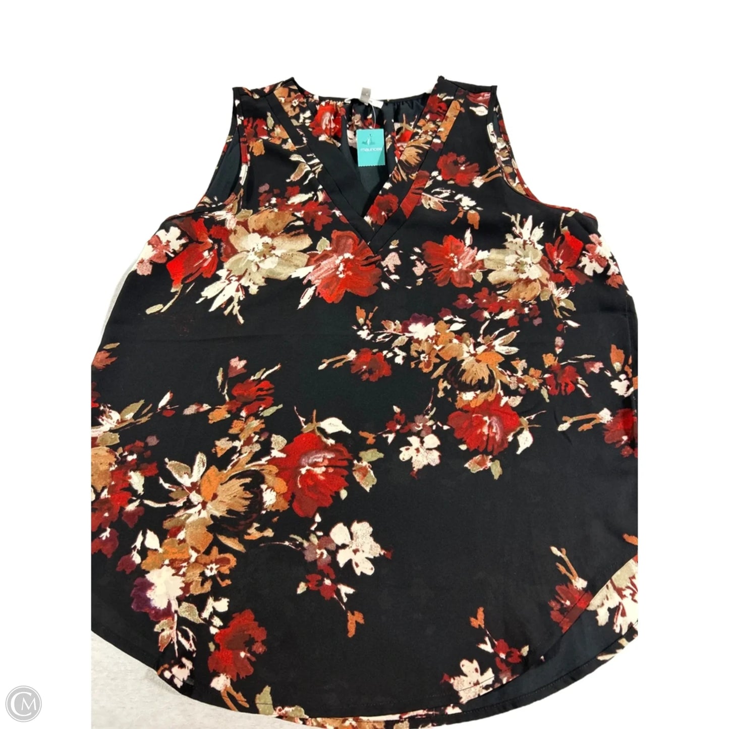 Blouse Sleeveless By Maurices In Black, Size: M
