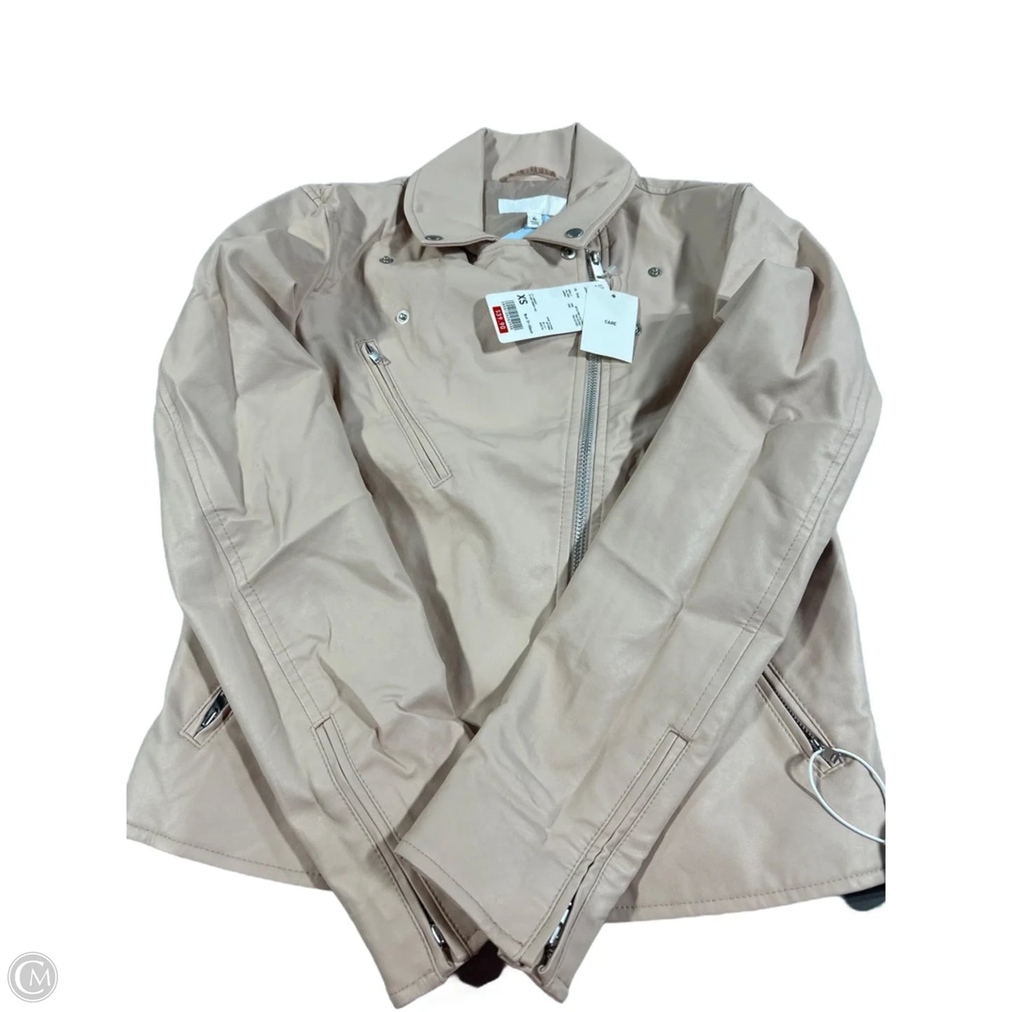 Jacket Leather By Uniqlo In Pink, Size: Xs