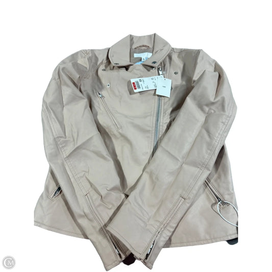 Jacket Leather By Uniqlo In Pink, Size: Xs
