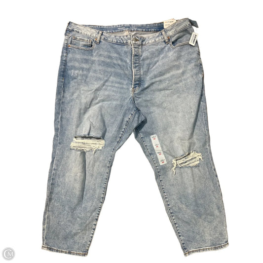 Jeans Straight By Old Navy In Blue Denim, Size: 26