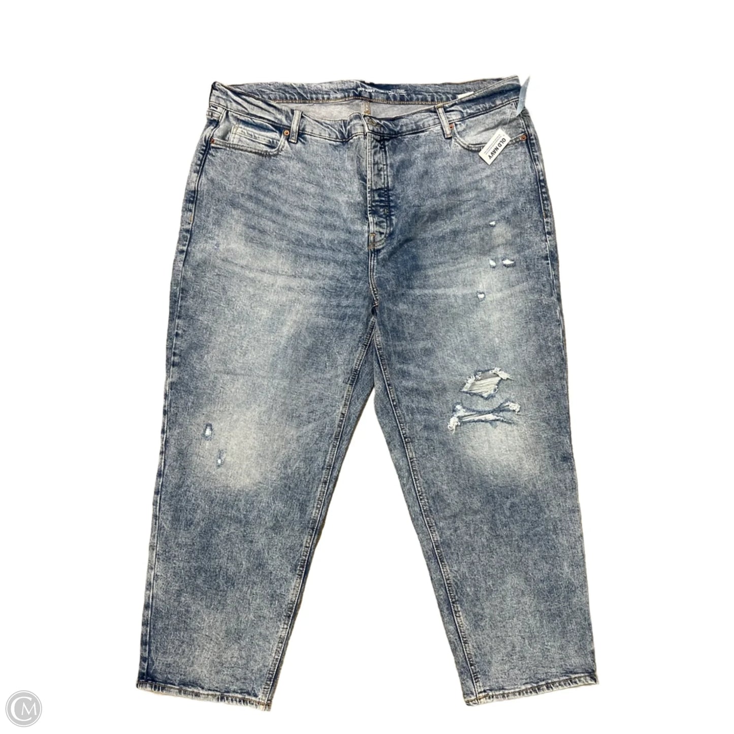 Jeans Straight By Old Navy In Blue Denim, Size: 24