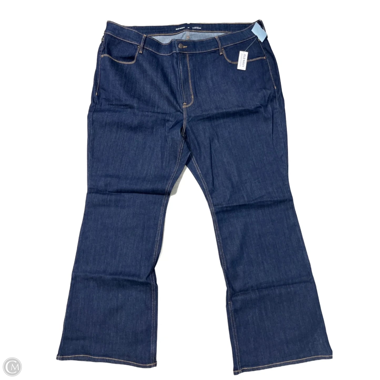 Jeans Flared By Old Navy In Blue Denim, Size: 24