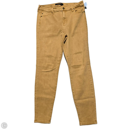 Jeans Skinny By Liverpool In Tan, Size: 14