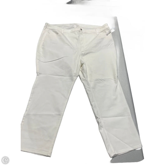 Jeans Straight By Old Navy In White Denim, Size: 26