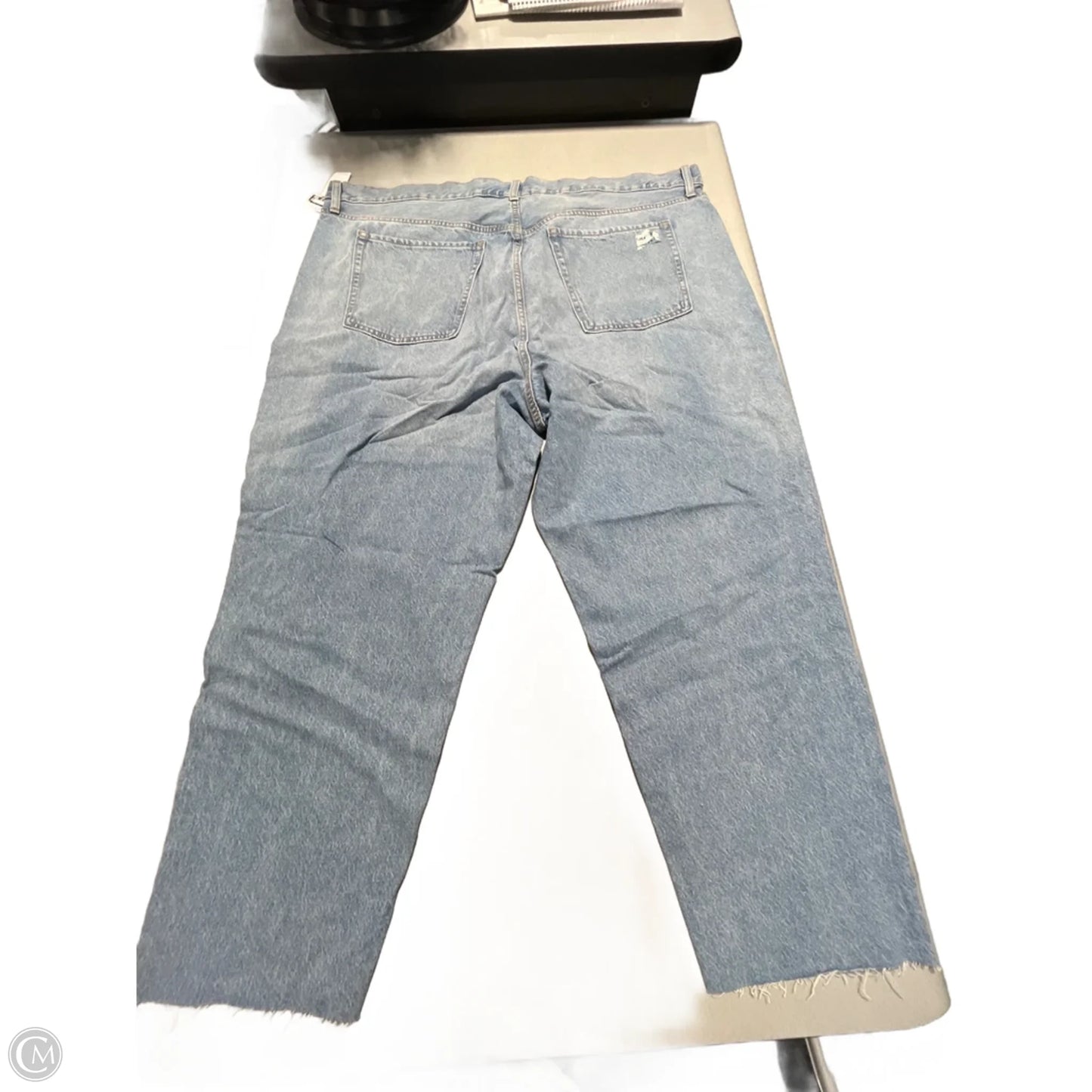 Jeans Straight By Old Navy In Blue Denim, Size: 24