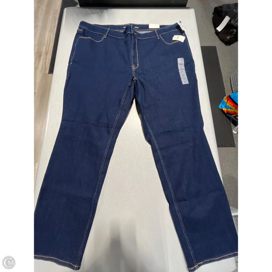 Jeans Straight By Old Navy In Blue Denim, Size: 24