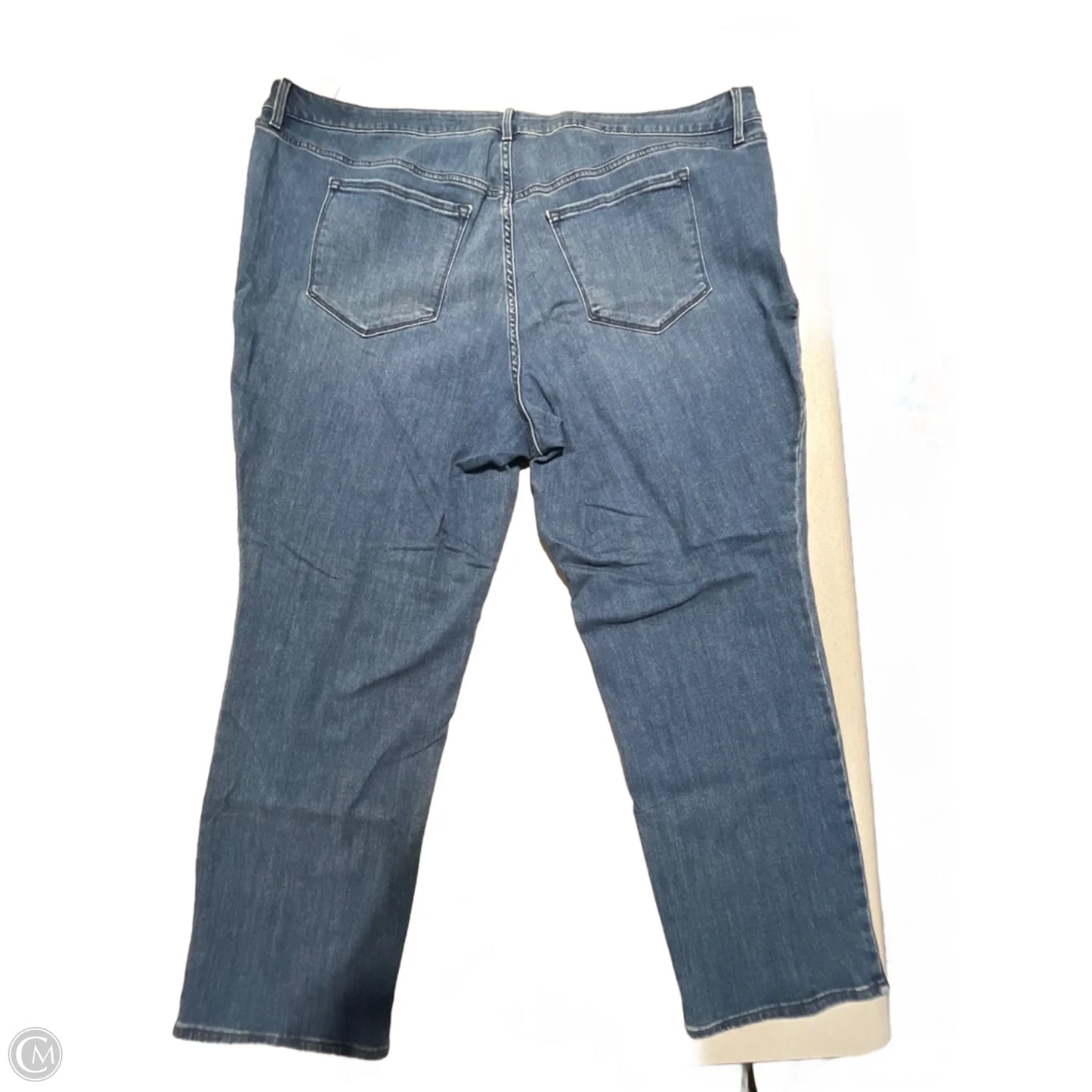 Jeans Straight By Old Navy In Blue Denim, Size: 26