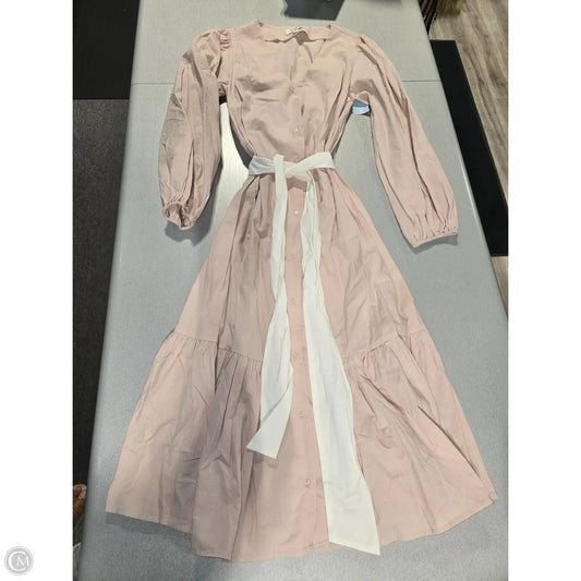 Dress Casual Maxi By Aura In Pink, Size: S