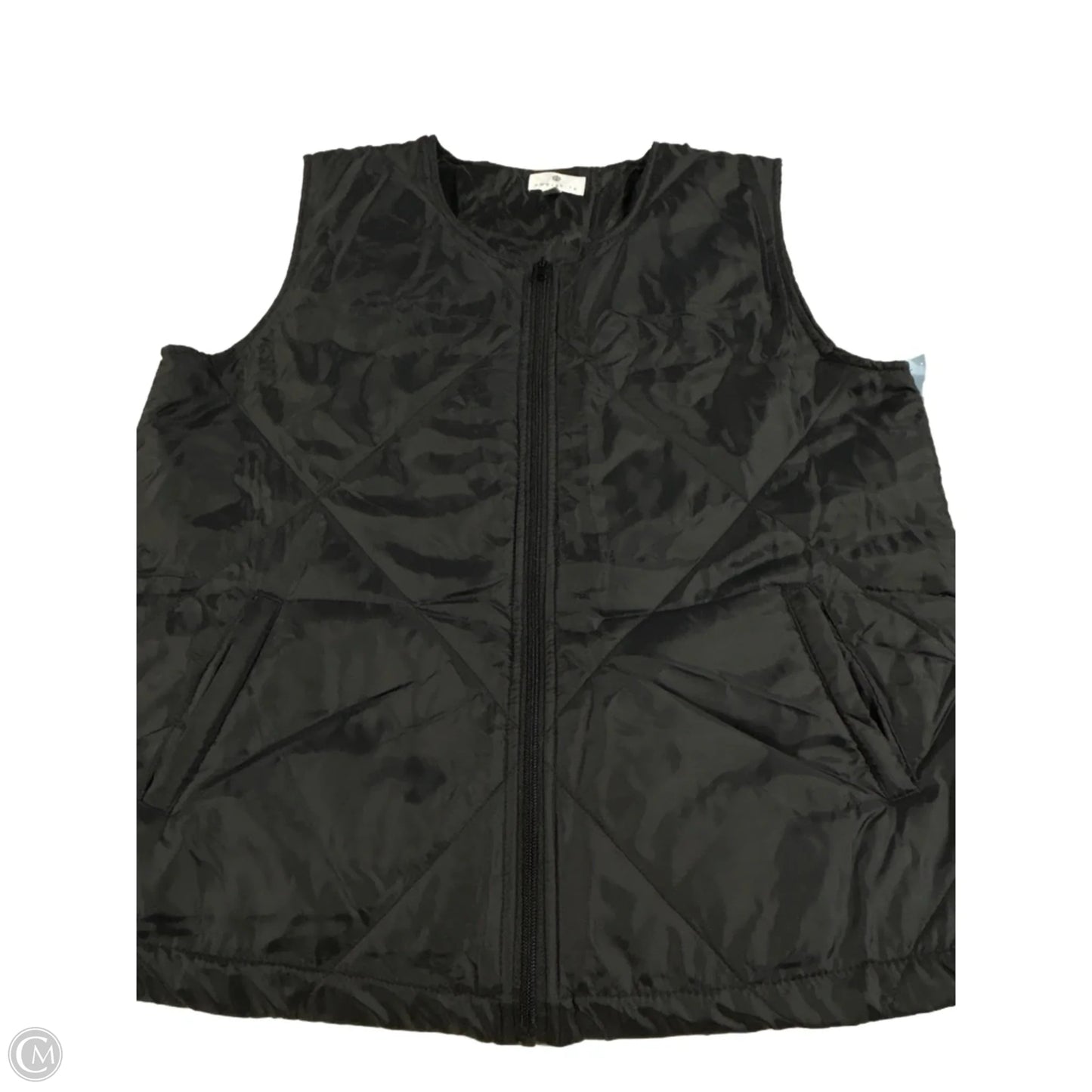 Vest Puffer & Quilted By Socialite In Black, Size: S
