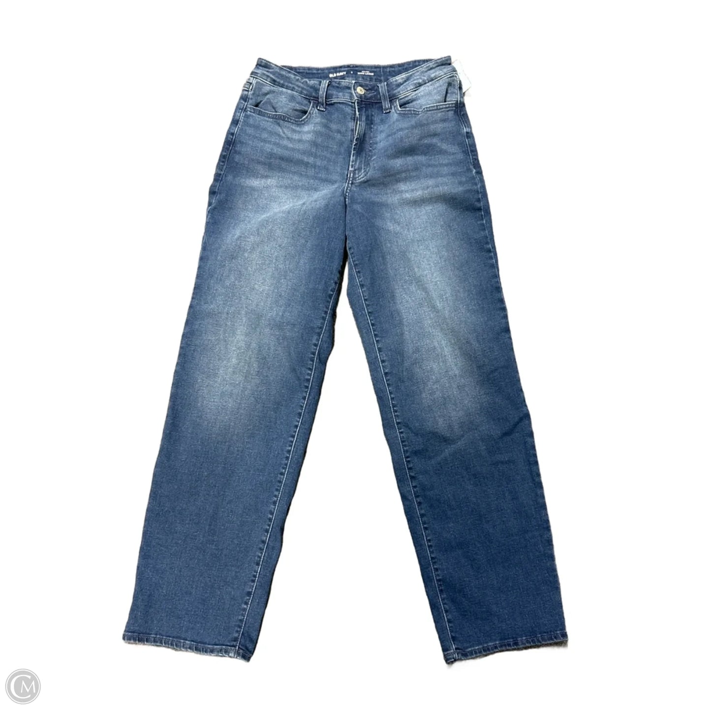 Jeans Straight By Old Navy In Blue Denim, Size: 8
