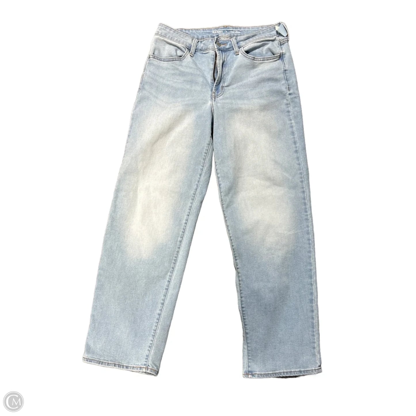 Jeans Straight By Old Navy In Blue Denim, Size: 8