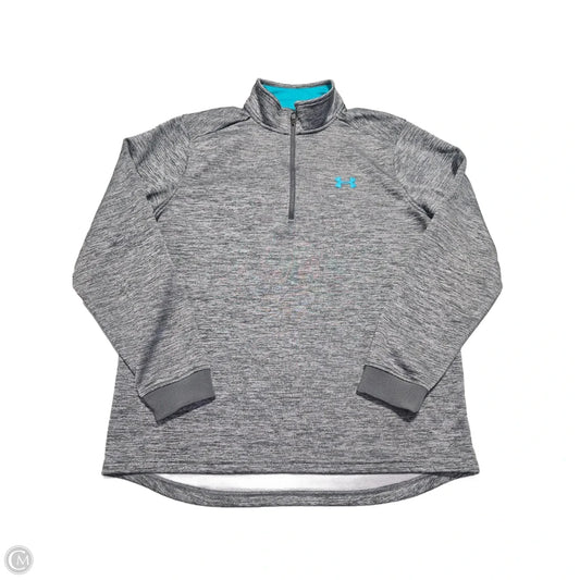 Sweatshirt Collar By Under Armour In Grey, Size: L