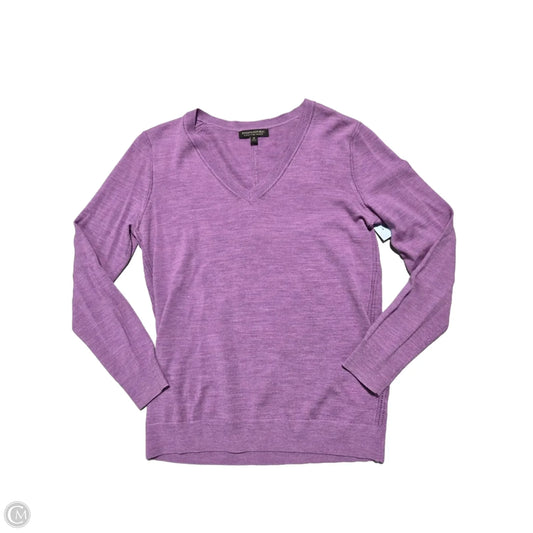 Top Long Sleeve By Banana Republic In Purple, Size: S
