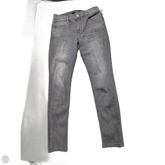 Jeans Skinny By Express In Grey Denim, Size: 8