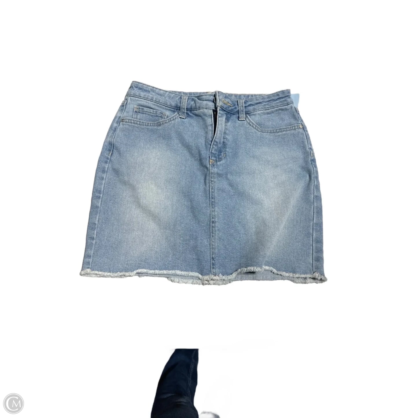 Skirt Mini & Short By Ana In Blue Denim, Size: 8