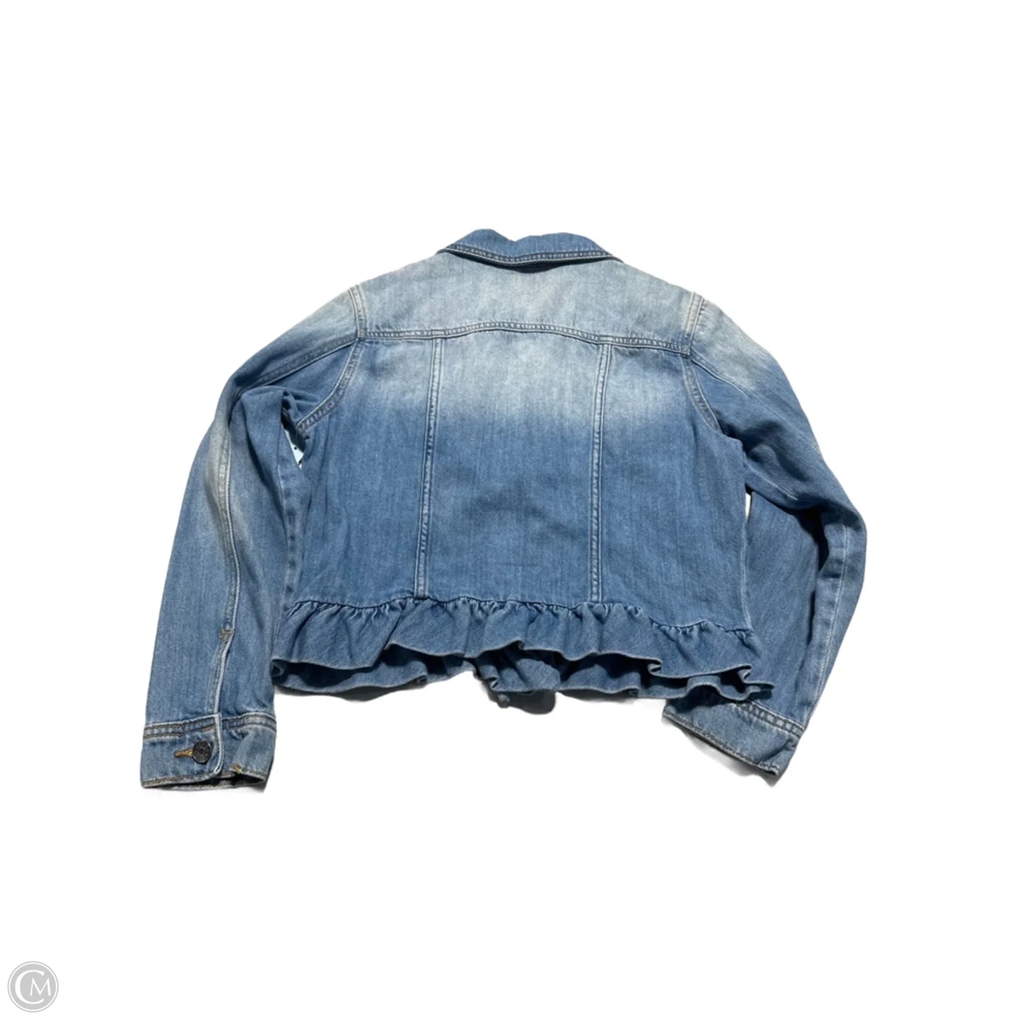 Jacket Denim By Cello In Blue Denim, Size: L
