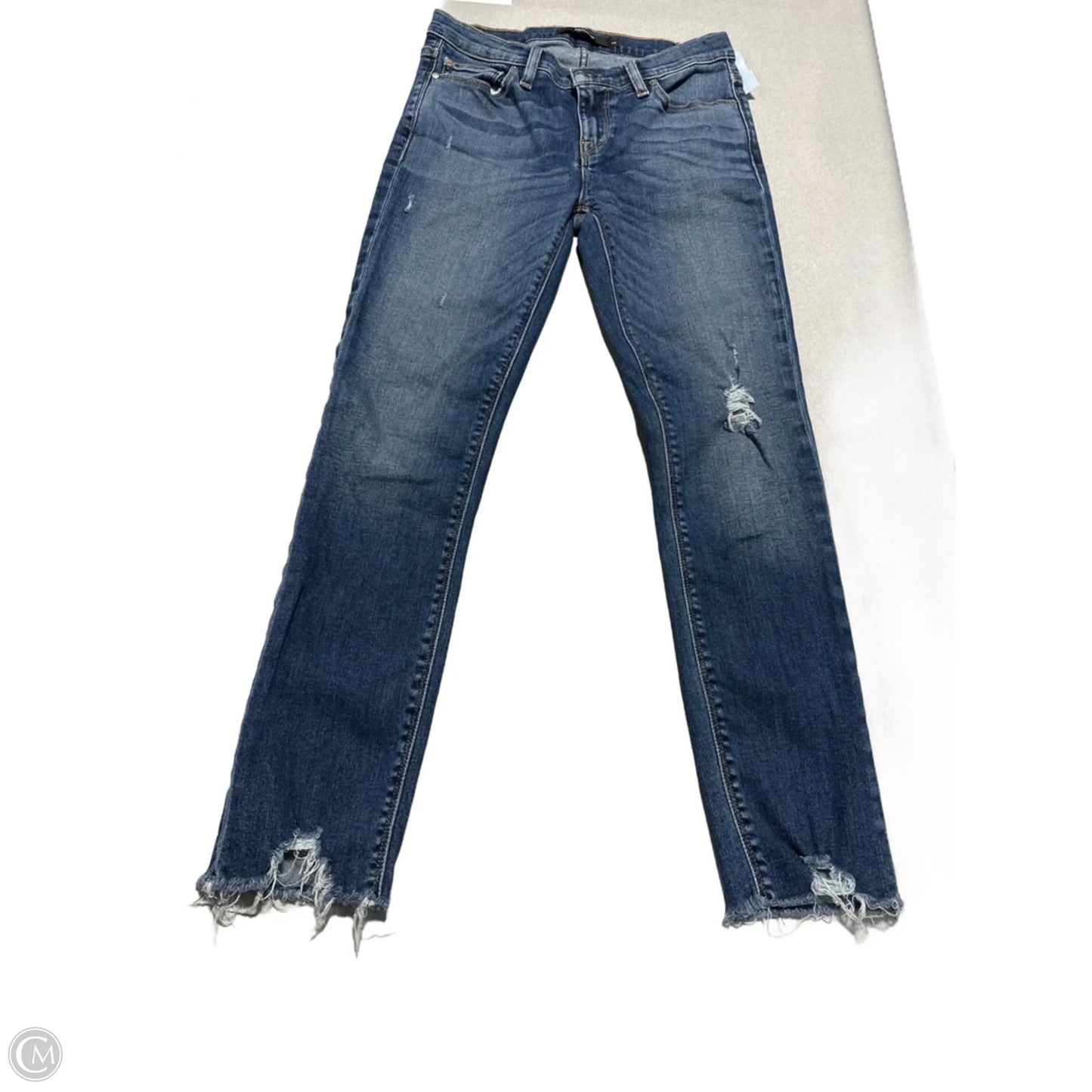 Jeans Skinny By Hudson In Blue Denim, Size: 4